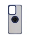 Kup Etui z uchwytem na palec Bizon Case Hybrid Ring do Oppo Reno13 Pro przydymione z granatową ramką - BIZ8933 - {ean13} - Sklep Home Screen