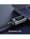 Kup [CR] Kabel USAMS U78 USB-C/USB-C LED 3m 100W Fast Charging czarny/black US-SJ559 - OT-875 - {ean13} - Sklep Home Screen