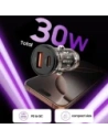 Buy Tech-Protect CC01 2-port Car Charger USB-A, USB-C PD 30W / QC 3.0 Black - THP4073 - {ean13} - Home Screen Store Europe