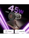 Kup Ładowarka samochodowa Tech-Protect CC01 2-port Car Charger USB-A, USB-C PD 45W / QC 3.0 Black - THP4074 - {ean13} - Sklep Home Screen