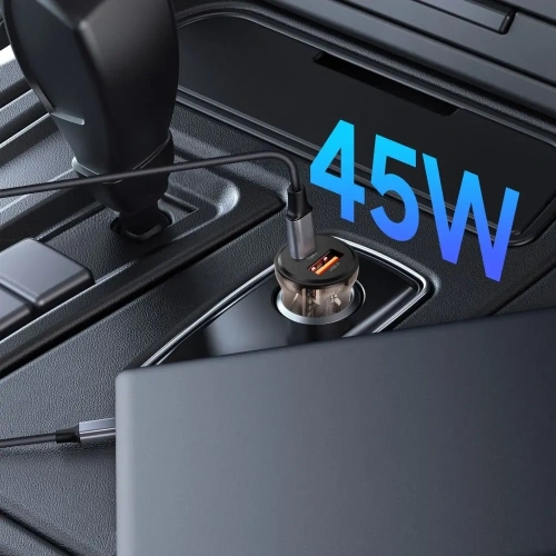Buy Tech-Protect CC01 2-port Car Charger USB-A, USB-C PD 45W / QC 3.0 Black - THP4074 - {ean13} - Home Screen Store Europe