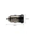 Kup Ładowarka samochodowa Tech-Protect CC03 2-port Car Charger USB-A, USB-C PD 30W / QC 3.0 Black - THP4075 - {ean13} - Sklep Home Screen