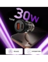 Kup Ładowarka samochodowa Tech-Protect CC03 2-port Car Charger USB-A, USB-C PD 30W / QC 3.0 Black - THP4075 - {ean13} - Sklep Home Screen