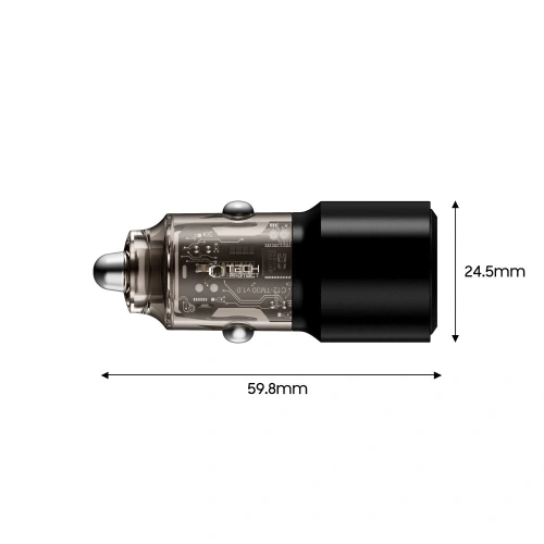 Kup Ładowarka samochodowa Tech-Protect CC03 2-port Car Charger USB-A, USB-C PD 95W / QC 3.0 Black - THP4077 - {ean13} - Sklep Home Screen