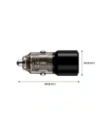 Kup Ładowarka samochodowa Tech-Protect CC03 2-port Car Charger USB-A, USB-C PD 95W / QC 3.0 Black - THP4077 - {ean13} - Sklep Home Screen