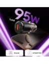 Kup Ładowarka samochodowa Tech-Protect CC03 2-port Car Charger USB-A, USB-C PD 95W / QC 3.0 Black - THP4077 - {ean13} - Sklep Home Screen