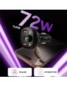 Kup Ładowarka samochodowa Tech-Protect CC06 3-port Car Charger 2xUSB-A, USB-C PD 72W + Transmiter FM Bluetooth Black - THP4078 - {ean13} - Sklep Home Screen