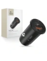 Tech-Protect CC02 2-port Car Charger USB-A, USB-C PD 35W / QC 3.0 Black