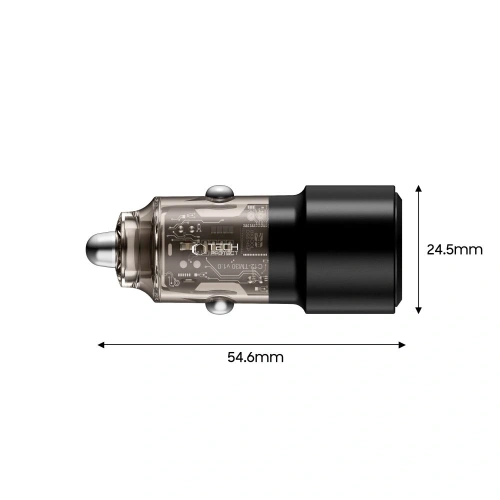 Kup Ładowarka samochodowa Tech-Protect CC03 2-port Car Charger USB-A, USB-C PD 75W Black - THP4080 - {ean13} - Sklep Home Screen