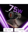 Kup Ładowarka samochodowa Tech-Protect CC03 2-port Car Charger USB-A, USB-C PD 75W Black - THP4080 - {ean13} - Sklep Home Screen