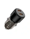 Kup Ładowarka samochodowa Tech-Protect CC03 2-port 2xUSB-C Car Charger PD 100W Black - THP4081 - {ean13} - Sklep Home Screen