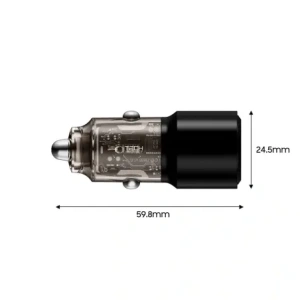 Kup Ładowarka samochodowa Tech-Protect CC03 2-port 2xUSB-C Car Charger PD 100W Black - THP4081 - {ean13} - Sklep Home Screen