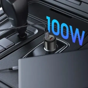 Kup Ładowarka samochodowa Tech-Protect CC03 2-port 2xUSB-C Car Charger PD 100W Black - THP4081 - {ean13} - Sklep Home Screen