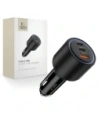 Ładowarka samochodowa Tech-Protect CC04 3-port Car Charger USB-A, 2xUSB-C PD 175W Black