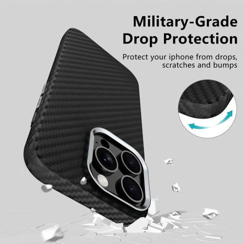 Kup Etui Tech-Protect Ion Carbon MagSafe Apple iPhone 16e Černá/stříbrná - THP4086 - {ean13} - Sklep Home Screen