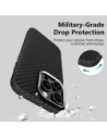 Kup Etui Tech-Protect Ion Carbon MagSafe Apple iPhone 16e Schwarz/Silber - THP4086 - {ean13} - Sklep Home Screen