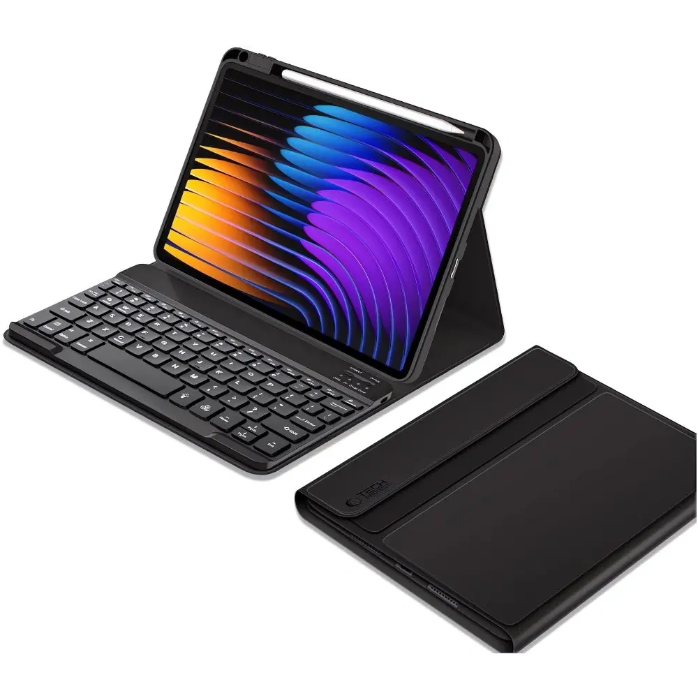 Etui z klawiaturą Tech-Protect SmartCase Pen + Keyboard Xiaomi Pad 7 / 7 Pro Black