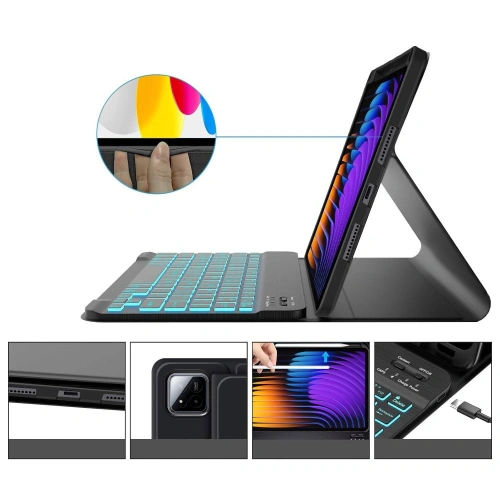 Buy Case with keyboard Tech-Protect SmartCase Pen + Keyboard Xiaomi Pad 7 / 7 Pro Black - THP4087 - {ean13} - Home Screen Store Europe