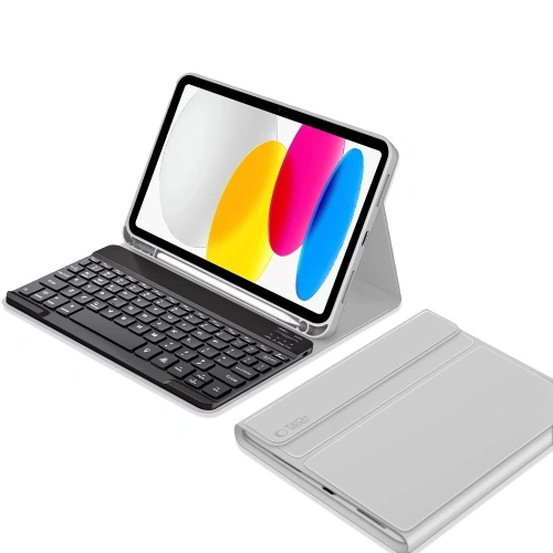 Buy Case with keyboard Tech-Protect SmartCase Pen + Keyboard Apple iPad Air 10.9 2022 (5th generation) / iPad Air 11 2025 (7th generation) Grey - THP4088 - {ean13} - Home Screen Store Europe