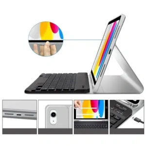 Kup Billentyűzetes tok Tech-Protect SmartCase Pen + Keyboard Apple iPad Air 10.9 2022 (5. generációs) / iPad Air 11 2025 (7. generációs) Szürke - THP4088 - {ean13} - Sklep Home Screen