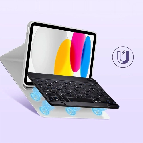 Kup Etui cu tastatură Tech-Protect SmartCase Pen + Keyboard Apple iPad Air 10.9 2022 (5. generație) / iPad Air 11 2025 (7. generație) Gri - THP4088 - {ean13} - Sklep Home Screen