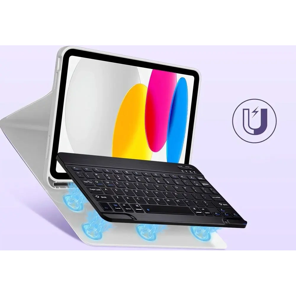 Etui z klawiaturą Tech-Protect SmartCase Pen + Keyboard Apple iPad Air 10.9 2022 (5. generacji) / iPad Air 11 2025 (7. generacji) Grey