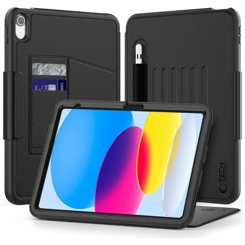 Etui z klawiaturą Tech-Protect SmartCase Pen Armor Apple iPad Air 10.9 2022 (5. generacji) / iPad Air 11 2025 (7. generacji) Black