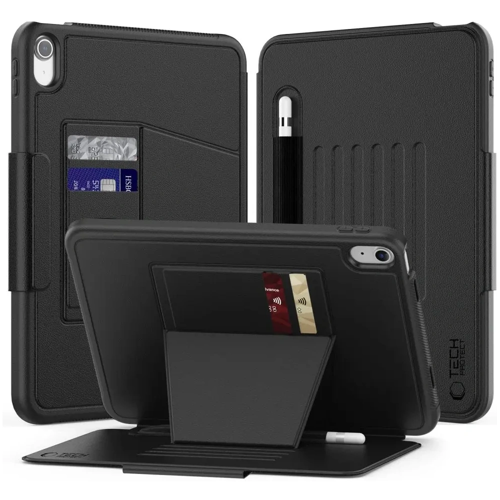 Etui z klawiaturą Tech-Protect SmartCase Pen Armor Apple iPad Air 10.9 2022 (5. generacji) / iPad Air 11 2025 (7. generacji) Black