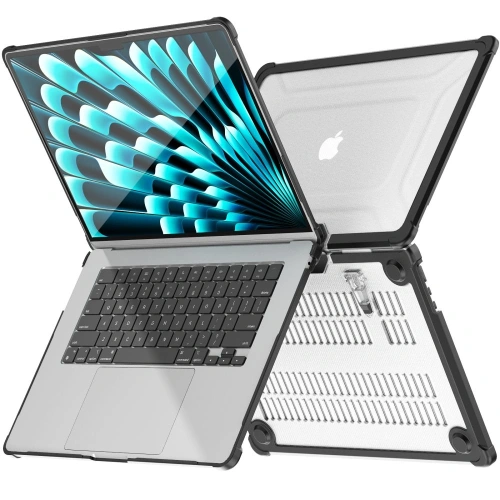 Kup Etui Tech-Protect Smartshell Pro Apple MacBook Air 15” (M2/M3/M4) 2023-2025 Černá/průhledná - THP4090 - {ean13} - Sklep Home Screen