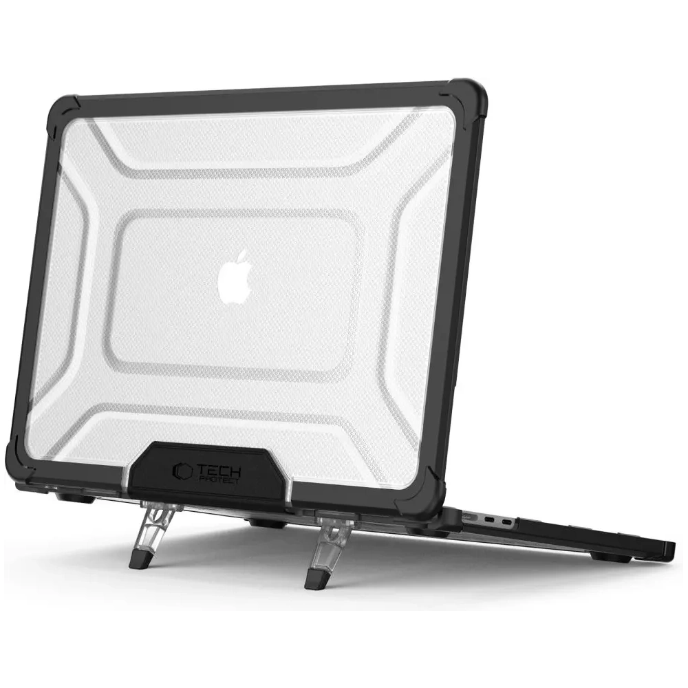 Etui Tech-Protect Smartshell Pro Apple MacBook Air 13” (M2/M3/M4) 2023-2025 Black/clear