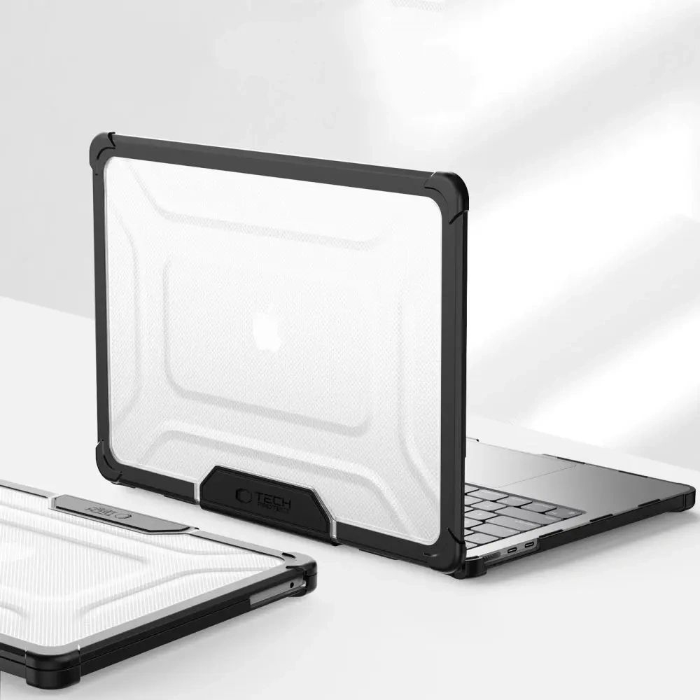 Etui Tech-Protect Smartshell Pro Apple MacBook Air 13” (M2/M3/M4) 2023-2025 Black/clear
