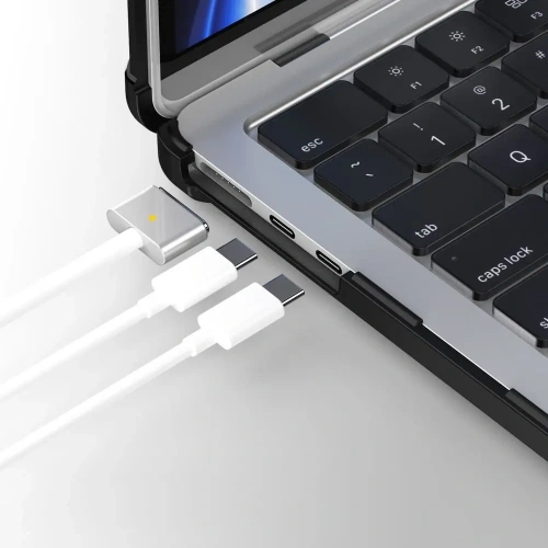 Buy Case Tech-Protect Smartshell Pro Apple MacBook Air 13” (M2/M3/M4) 2023-2025 Black/clear - THP4091 - {ean13} - Home Screen Store Europe