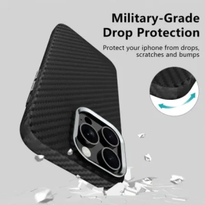 Kup Etui Tech-Protect Ion Carbon MagSafe Apple iPhone 16 Černá/stříbrná - THP4093 - {ean13} - Sklep Home Screen