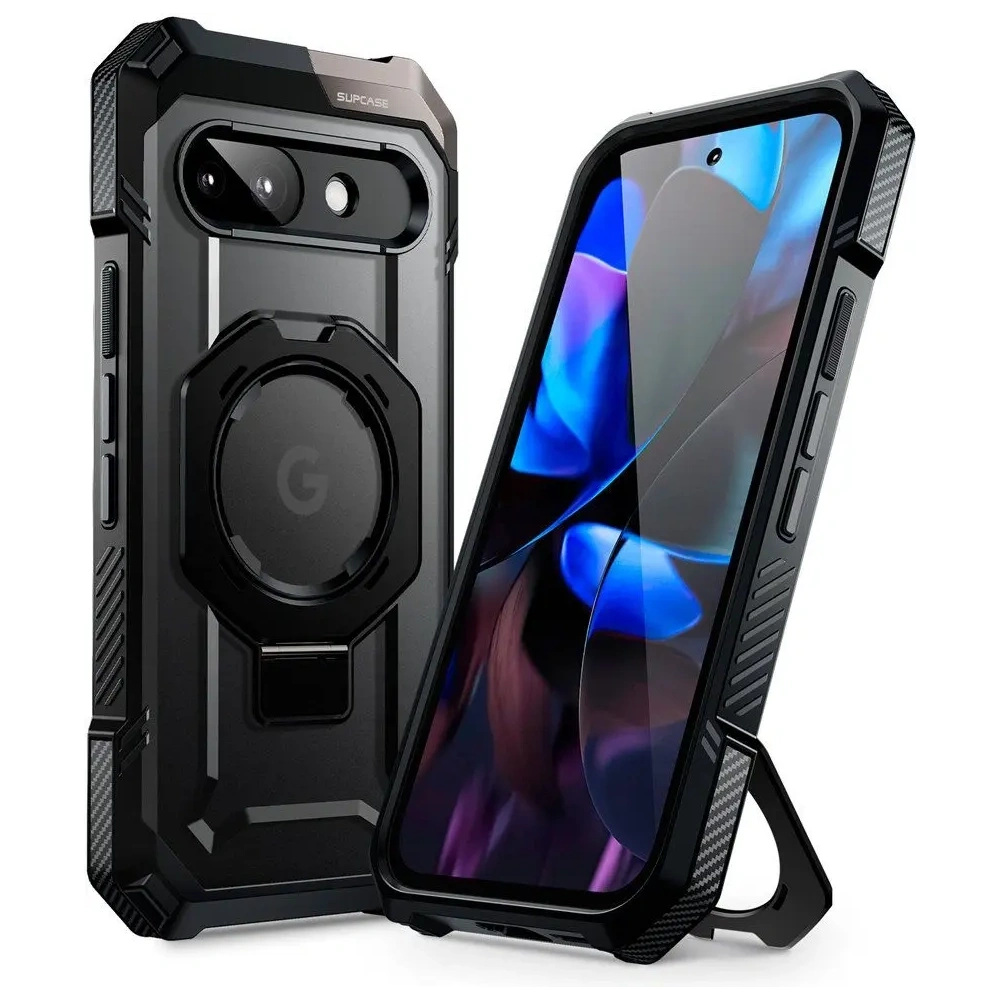 Etui Supcase Unicorn Beetle Grip Mag MagSafe Google Pixel 9a Black