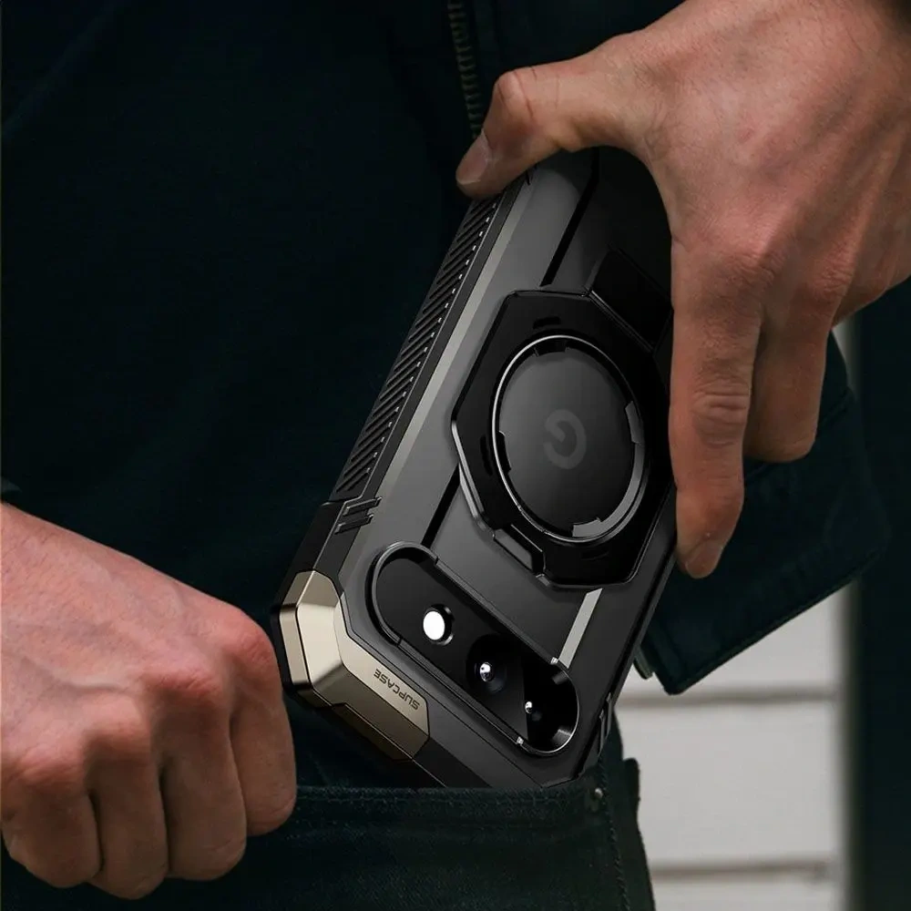 Etui Supcase Unicorn Beetle Grip Mag MagSafe Google Pixel 9a Black