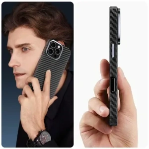 Kup Etui Tech-Protect Ion Carbon MagSafe Apple iPhone 16 Pro Black/silver - THP4096 - {ean13} - Sklep Home Screen