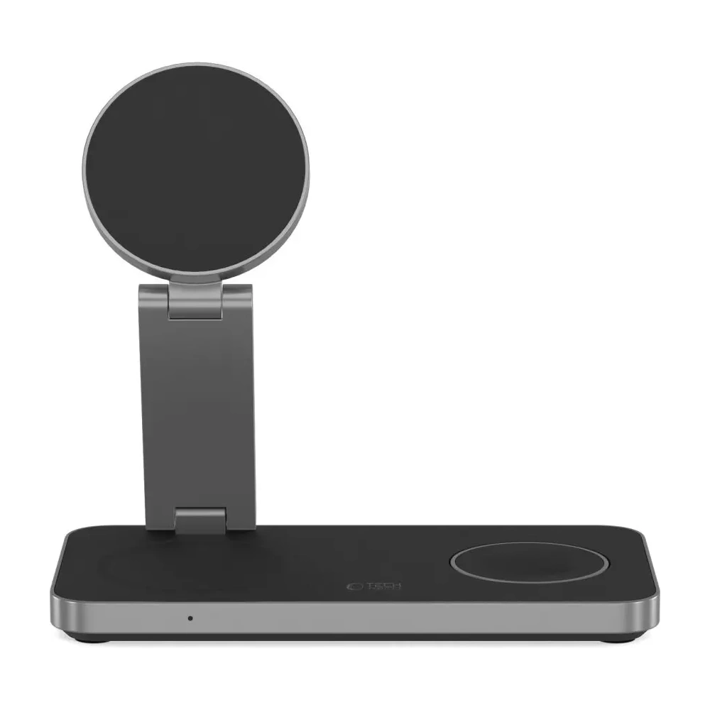 Ładowarka bezprzewodowa 3w1 Tech-Protect QI15W-A47 3in1 Magnetic MagSafe Wireless Charger Black