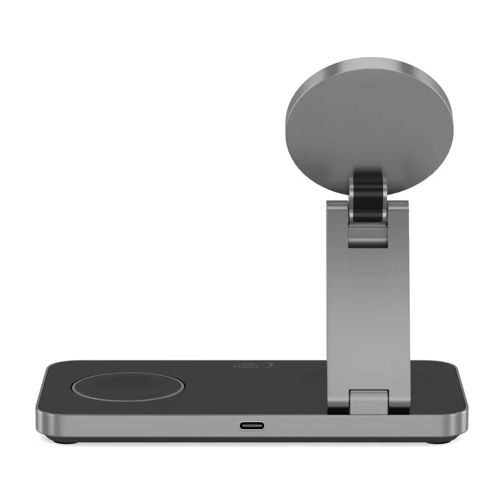 Ładowarka bezprzewodowa 3w1 Tech-Protect QI15W-A47 3in1 Magnetic MagSafe Wireless Charger Black