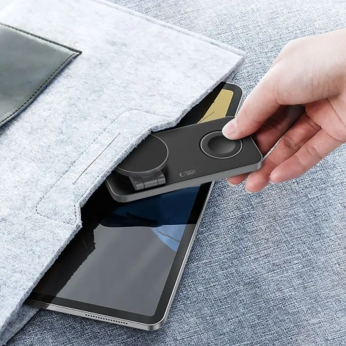 Kup Încărcător wireless 3w1 Tech-Protect QI15W-A47 3in1 Magnetic MagSafe Wireless Charger Black - THP4098 - {ean13} - Sklep Home Screen