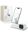 Încărcător wireless 3w1 Tech-Protect QI15W-A47 3in1 Magnetic MagSafe Wireless Charger Alb