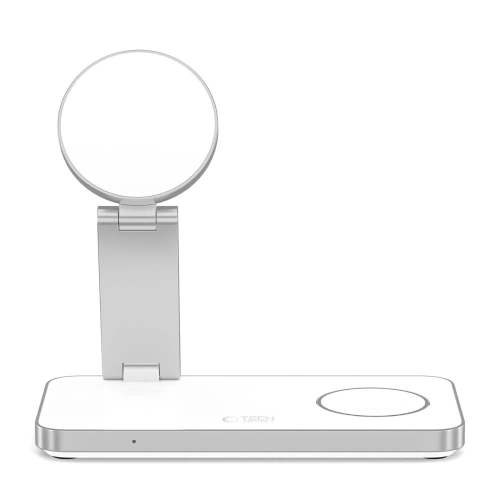 Kup Încărcător wireless 3w1 Tech-Protect QI15W-A47 3in1 Magnetic MagSafe Wireless Charger Alb - THP4099 - {ean13} - Sklep Home Screen
