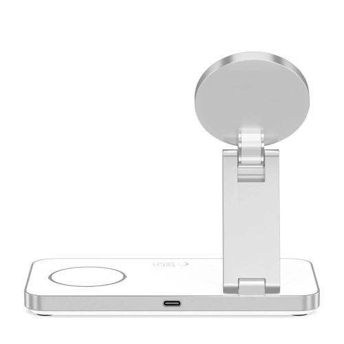 Kup Încărcător wireless 3w1 Tech-Protect QI15W-A47 3in1 Magnetic MagSafe Wireless Charger Alb - THP4099 - {ean13} - Sklep Home Screen