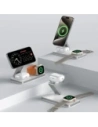 Kup Drahtloses Ladegerät 3w1 Tech-Protect QI15W-A47 3in1 Magnetic MagSafe Wireless Charger Weiß - THP4099 - {ean13} - Sklep Home Screen