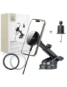 Kup Uchwyt samochodowy na kokpit / do kratki z ładowarką bezprzewodową Tech-Protect MM15W-V10 Magnetic MagSafe Dashboard & Vent Car Mount Wireless Charger 15W Black - THP4100 - {ean13} - Sklep Home Screen