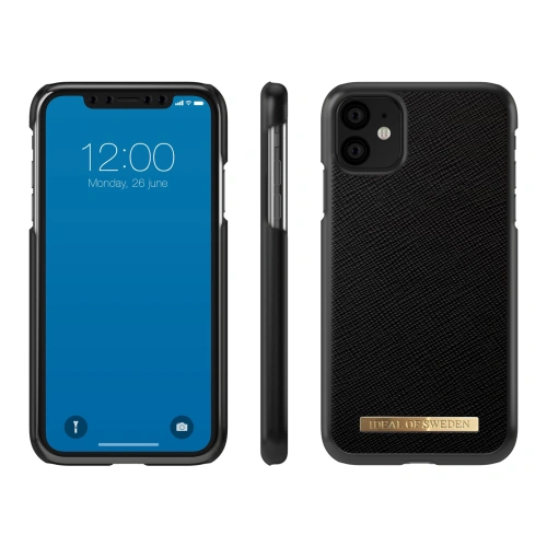 Kup Etui iDeal Of Sweden pentru Apple iPhone 11 (Saffiano Negru) - IDS172SAFBLK - {ean13} - Sklep Home Screen