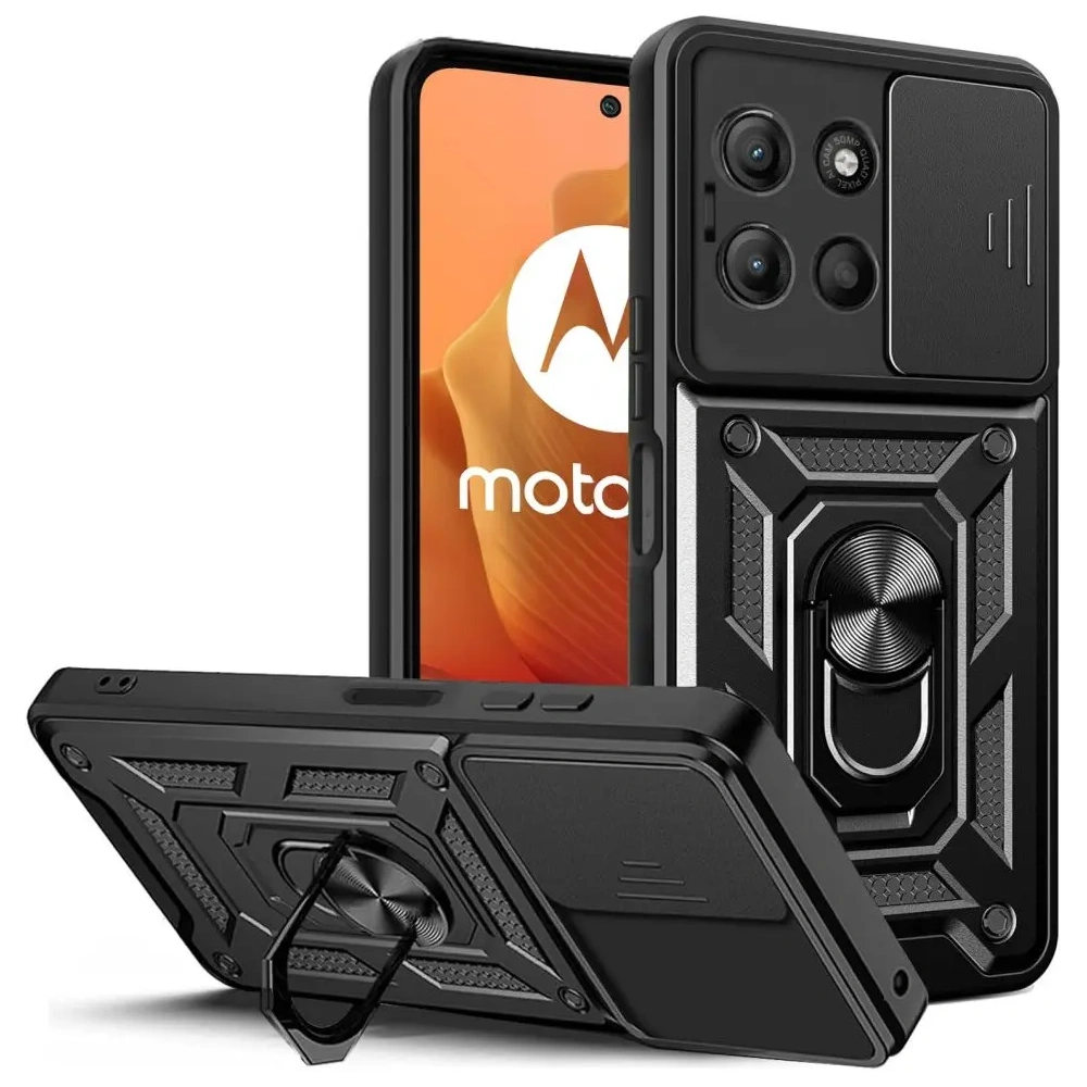 Etui Tech-Protect Camshield Pro Motorola Moto G15 Black