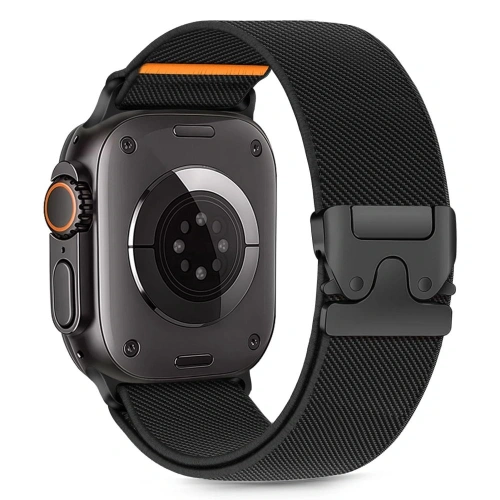 Kup Pásek Tech-Protect Nylon Clasp Apple Watch 6 / 7 / 8 / 9 / 10 / SE / Ultra 1 / 2 44/45/46/49mm Černý - THP4106 - {ean13} - Sklep Home Screen