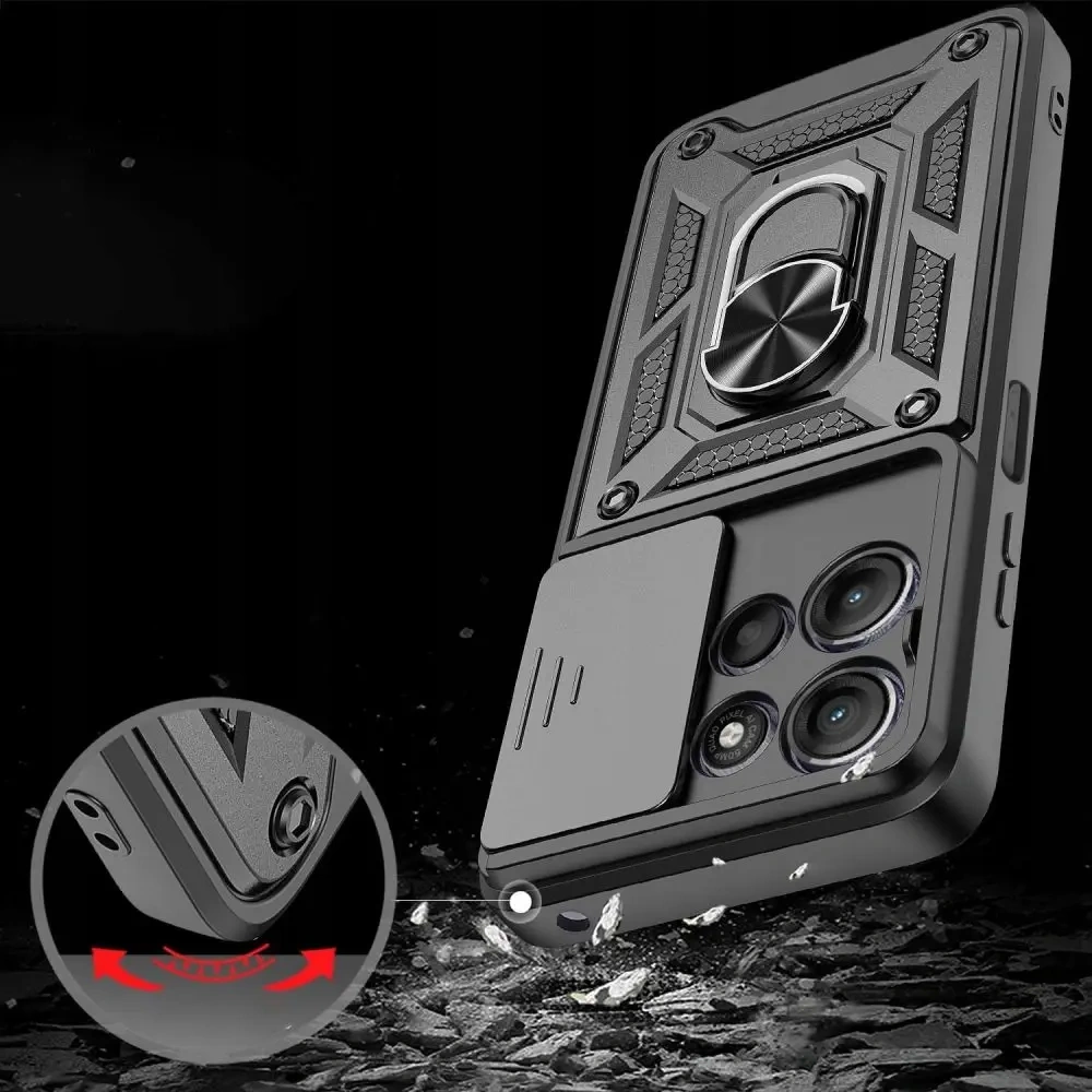 Etui Tech-Protect Camshield Pro Motorola Moto G15 Black