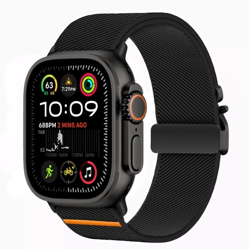 Kup Pánt Tech-Protect Nylon Csatt Apple Watch 6 / 7 / 8 / 9 / 10 / SE / Ultra 1 / 2 44/45/46/49mm Fekete - THP4106 - {ean13} - Sklep Home Screen