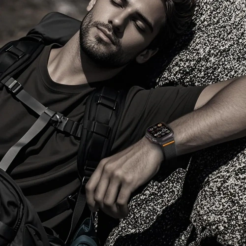 Kup Pásek Tech-Protect Nylon Clasp Apple Watch 6 / 7 / 8 / 9 / 10 / SE / Ultra 1 / 2 44/45/46/49mm Černý - THP4106 - {ean13} - Sklep Home Screen